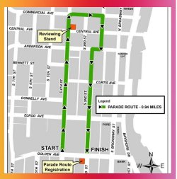 Fun Fest Parade Route